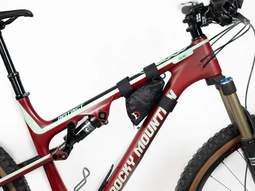 Revelate Designs Cranny micro frame bag installed